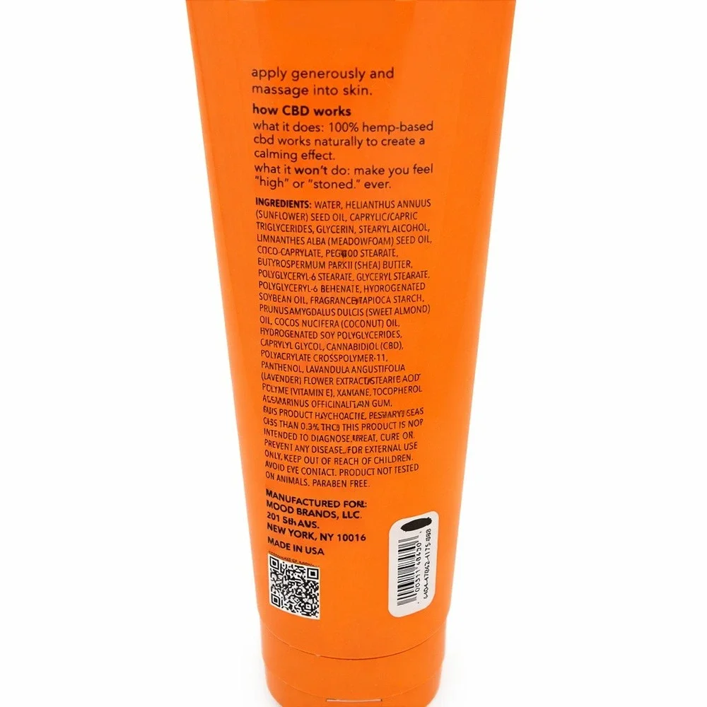 Mood American Eagle *Energized* Mandarin Nectar Body Cream 8oz 150mg New